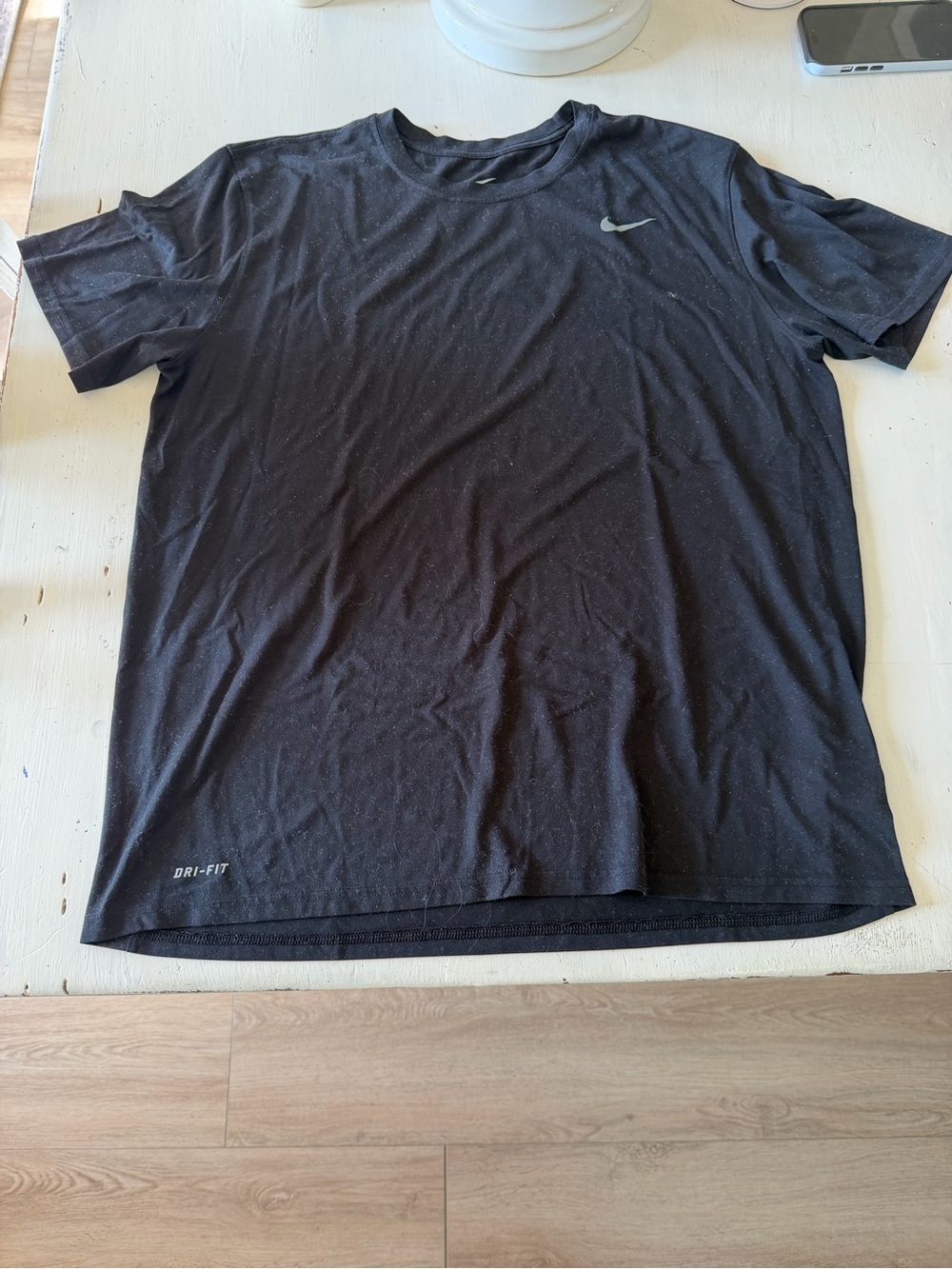 Nike Black Short Sleeve Dri-FIT Athletic Tee